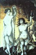 Hans Baldung Grien Sacred and Profane Love Sweden oil painting reproduction